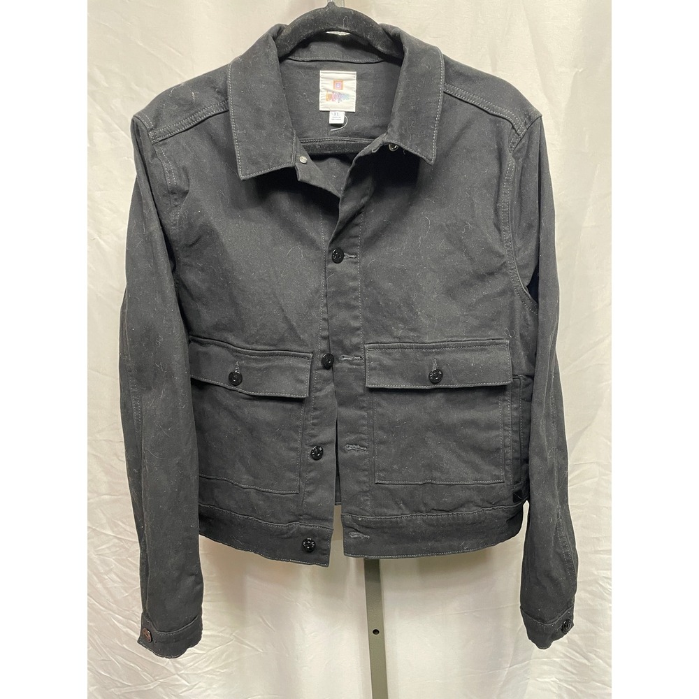 LulaRoe Black‎ Button down long Sleeve Cropped Jacket